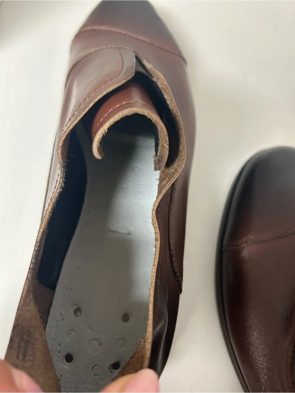 Handmade Leather Ombre Cap Toe Laceless Oxfords / Loafers | Fits US W 8 - 8.5
